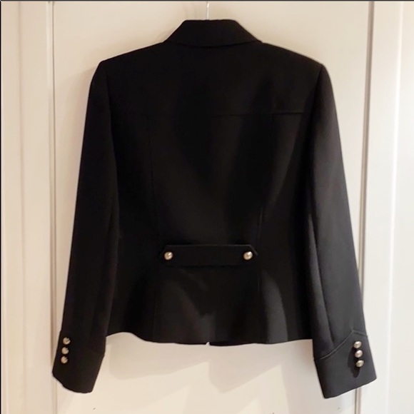 TAHARI Arthur S. Levine Black Military Style Designer Blazer!!! - Picture 3 of 8
